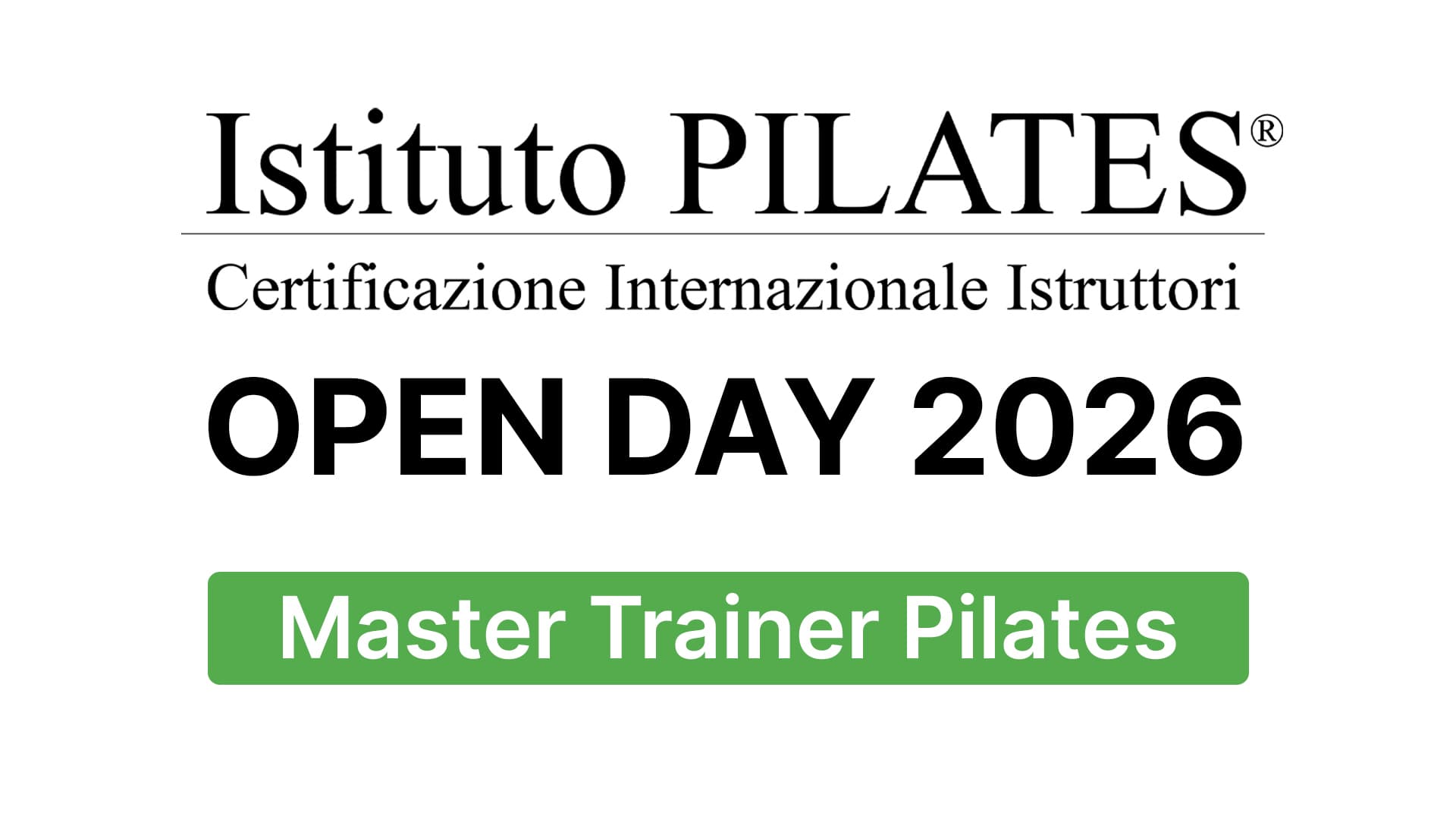 Open Day Istituto Pilates