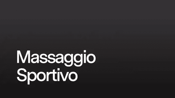Massaggio Sportivo