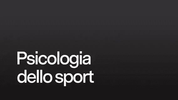 Psicologia dello Sport