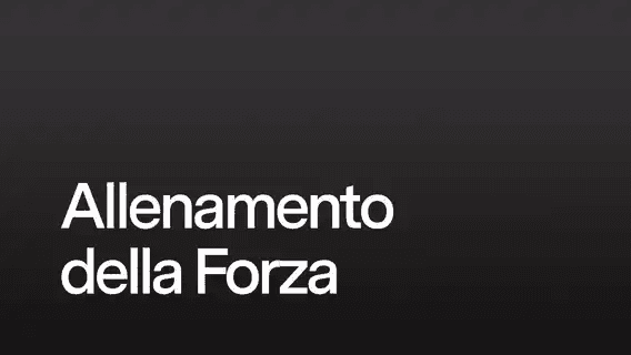 Allenamento della Forza