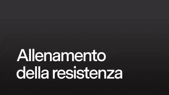 Allenamento della Resistenza