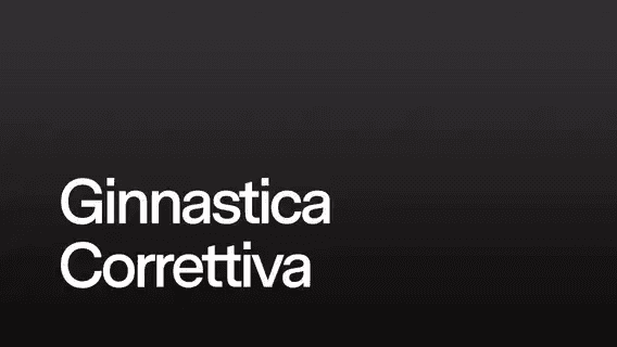 Ginnastica Correttiva